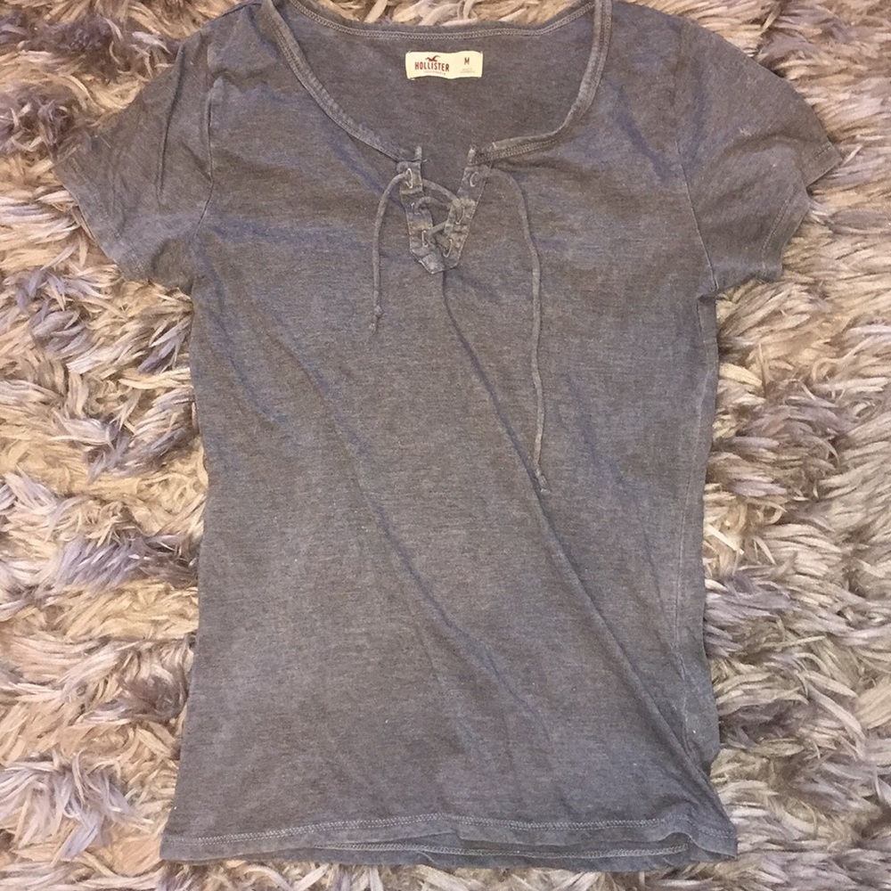 Gray tee from Hollister